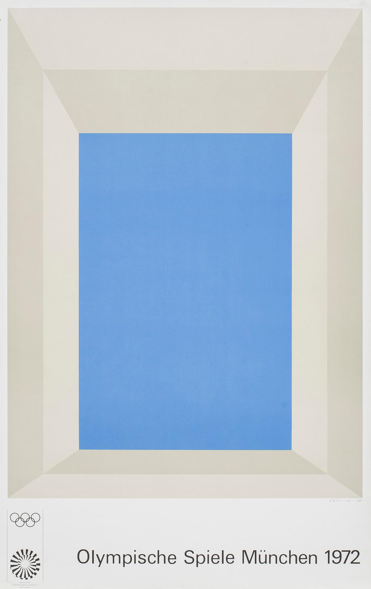 5 POSTERS, "Olympische Spiele München 1972", Victor Vasarely among others.