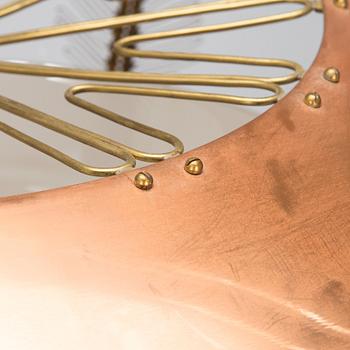 Lisa Johansson-Pape, taklampa, beställningsarbete, Stockmann Orno. Tillverkad 1948-1950.