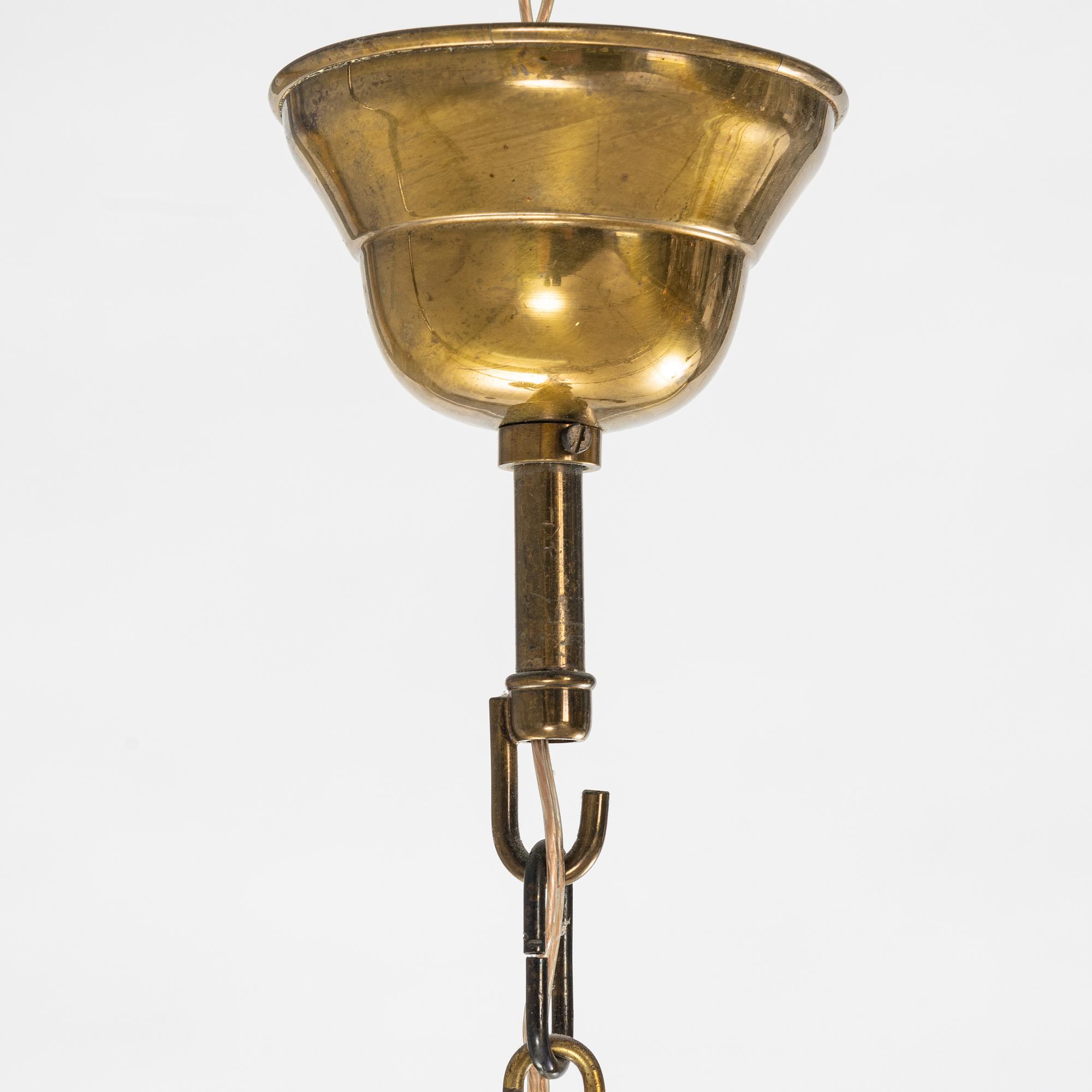 Ljuskrona, Oscariansk, omkring år 1900.