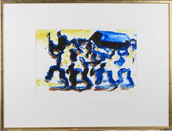 PETER DAHL, färglitografi, sign, PT.