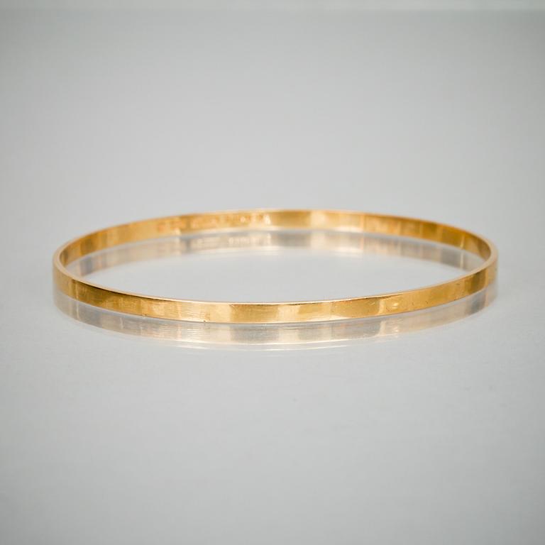 ARMLÄNK, 18k guld. Juvelen B Bengtsson, Malmö, 1974. Vikt 11,2 g.