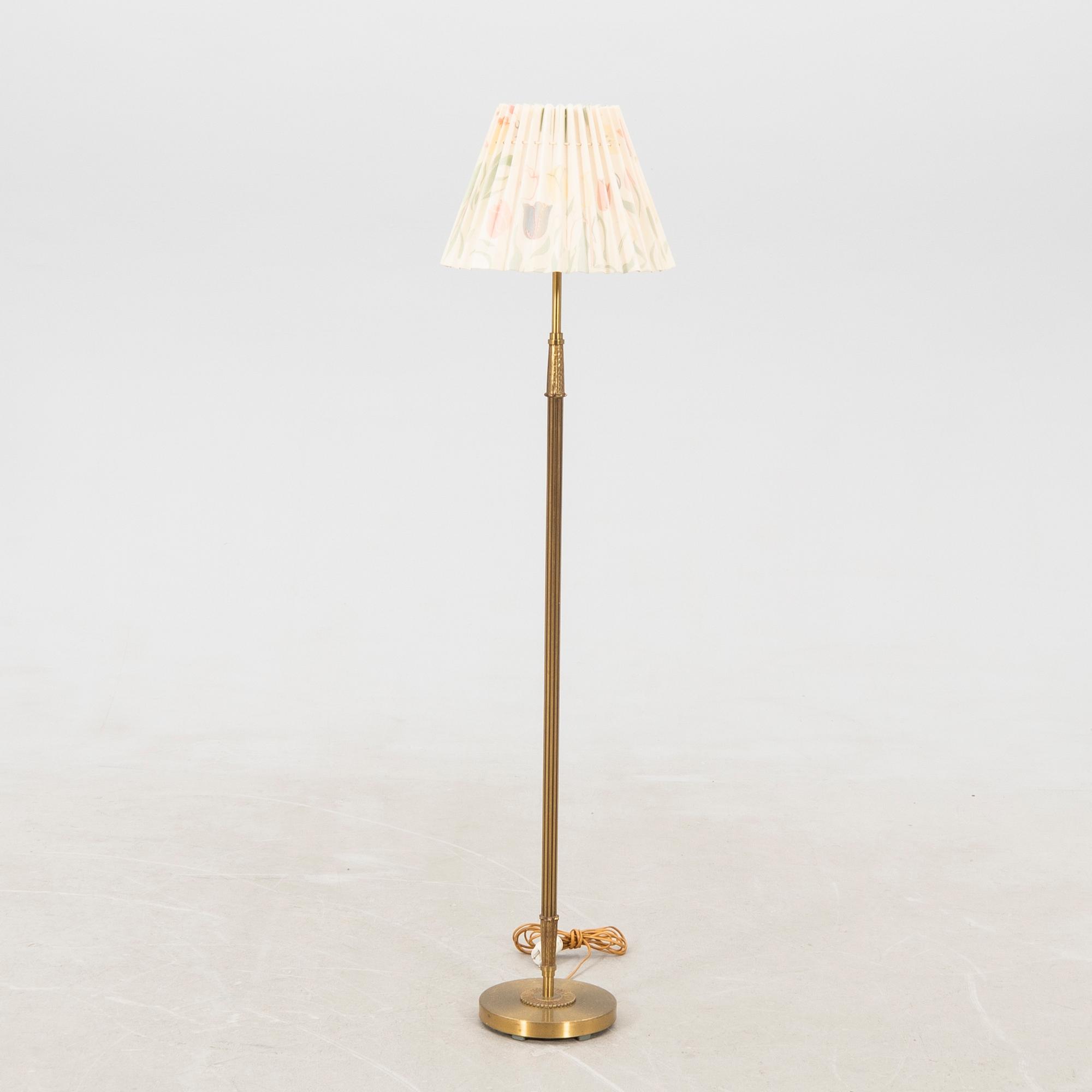 Einar Bäckström's Metalware Factory, floor lamp 1940s/50s.