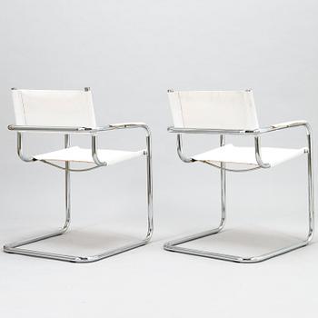 Four Italian armchairs from second half of the 20th century.