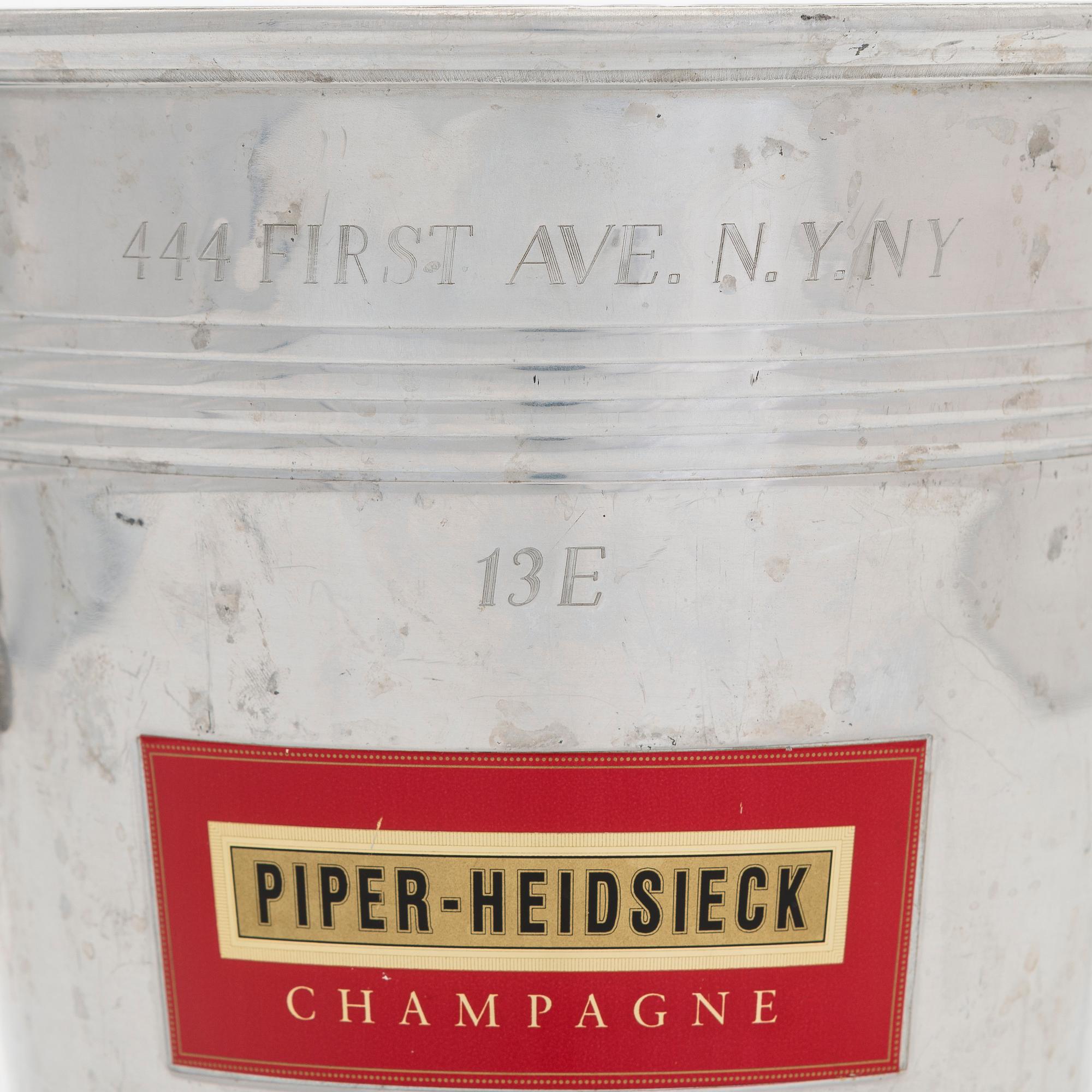 A late 20th-century champagne coolers.