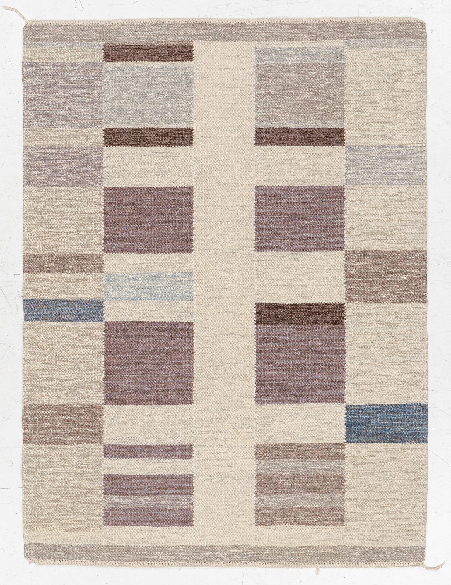 Mona Wassén, matta, röllakan, Stockholms Hemslöjd, 1982, signerad MW SH, ca 190 x 140 cm.