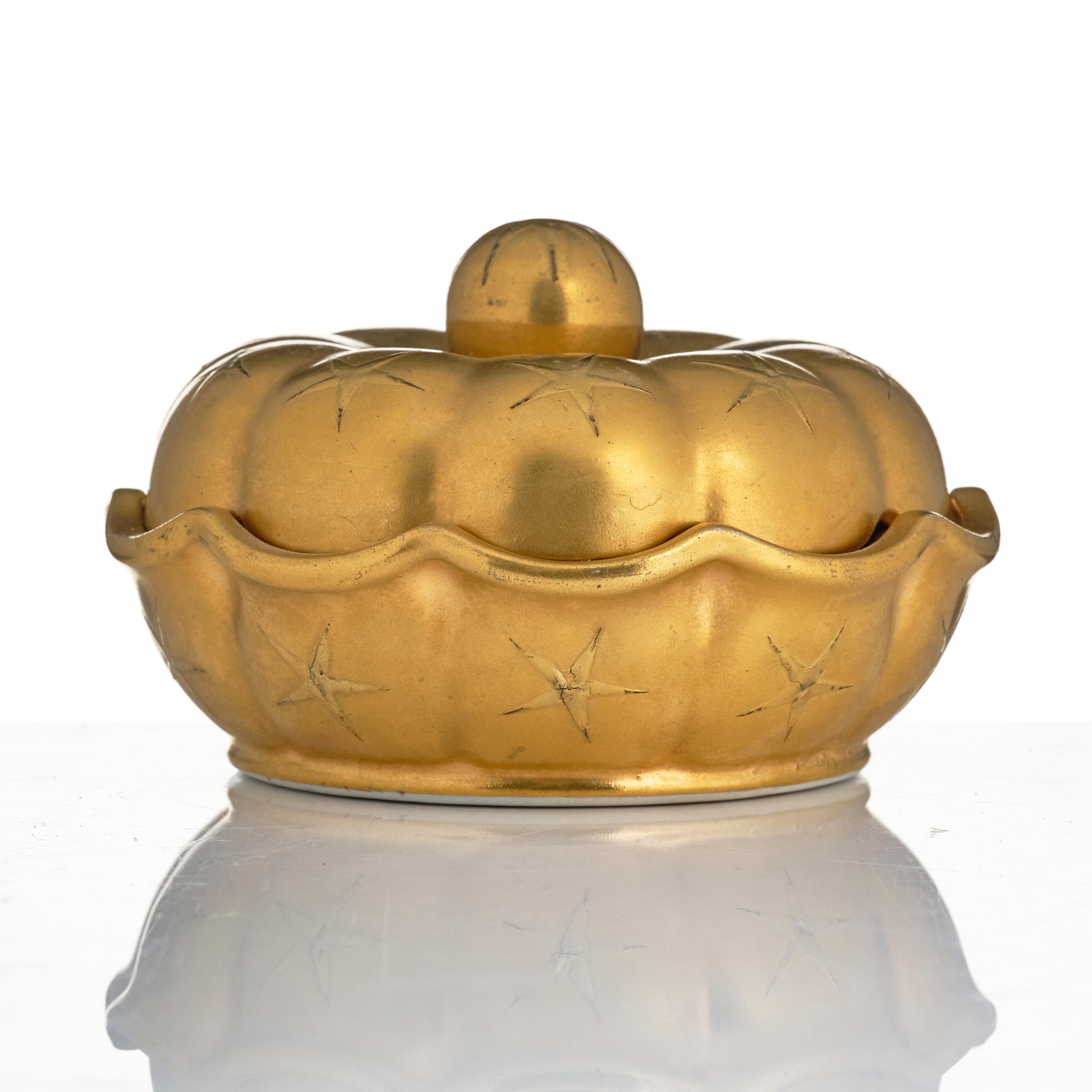 Wilhelm Kåge, Ask and bowls, 2 pcs, Gustavsberg 1927, 1929 and 1932.