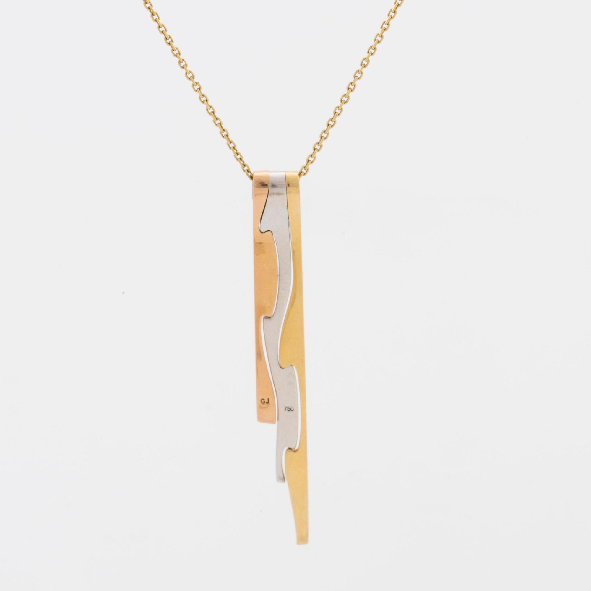 GEORG JENSEN, "Fusion", necklace with pendant.