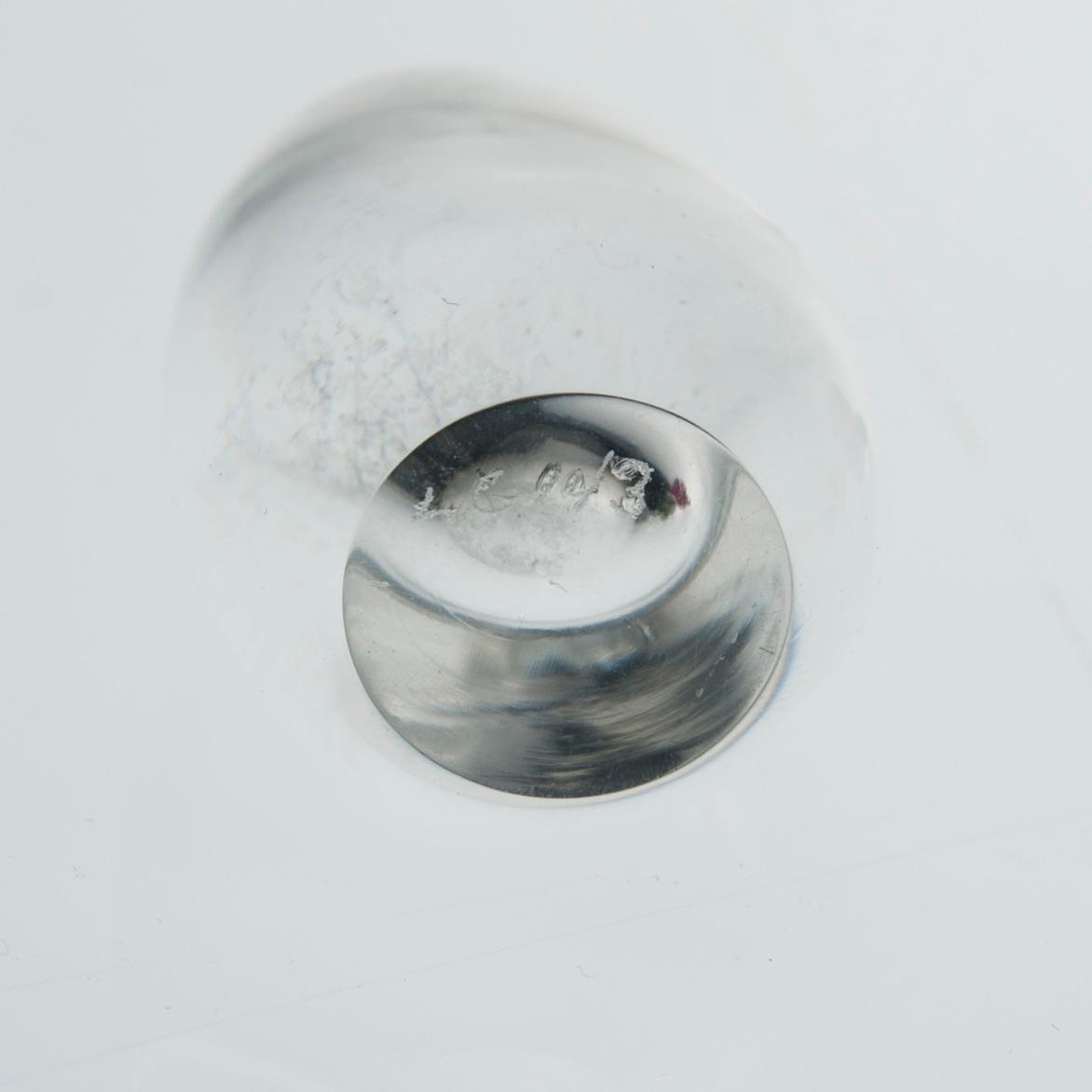 MINIATYRFÖREMÅL, 5 st, glas, en vas signerad K.Franck Nuutajärvi Notsjö -58.
