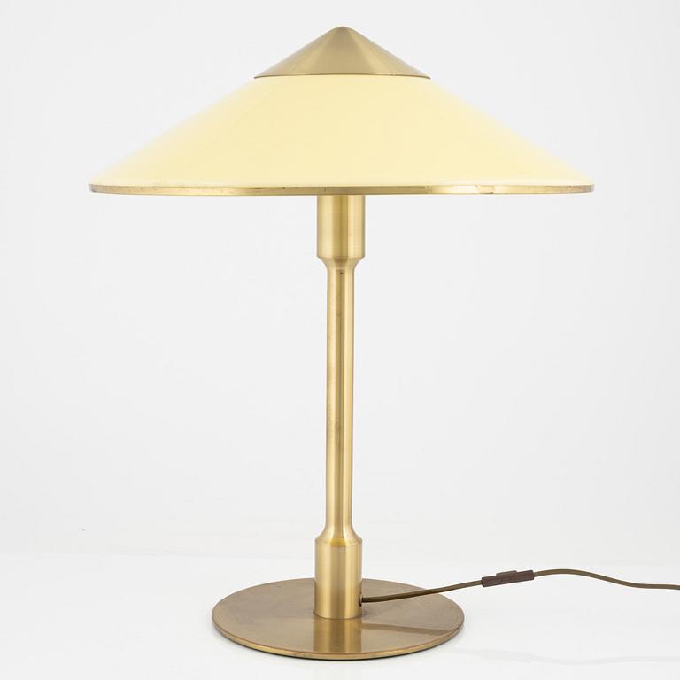 A brass table light, 'Kongelys', Fog & Mørup, Denmark, second half of the 20th Century.