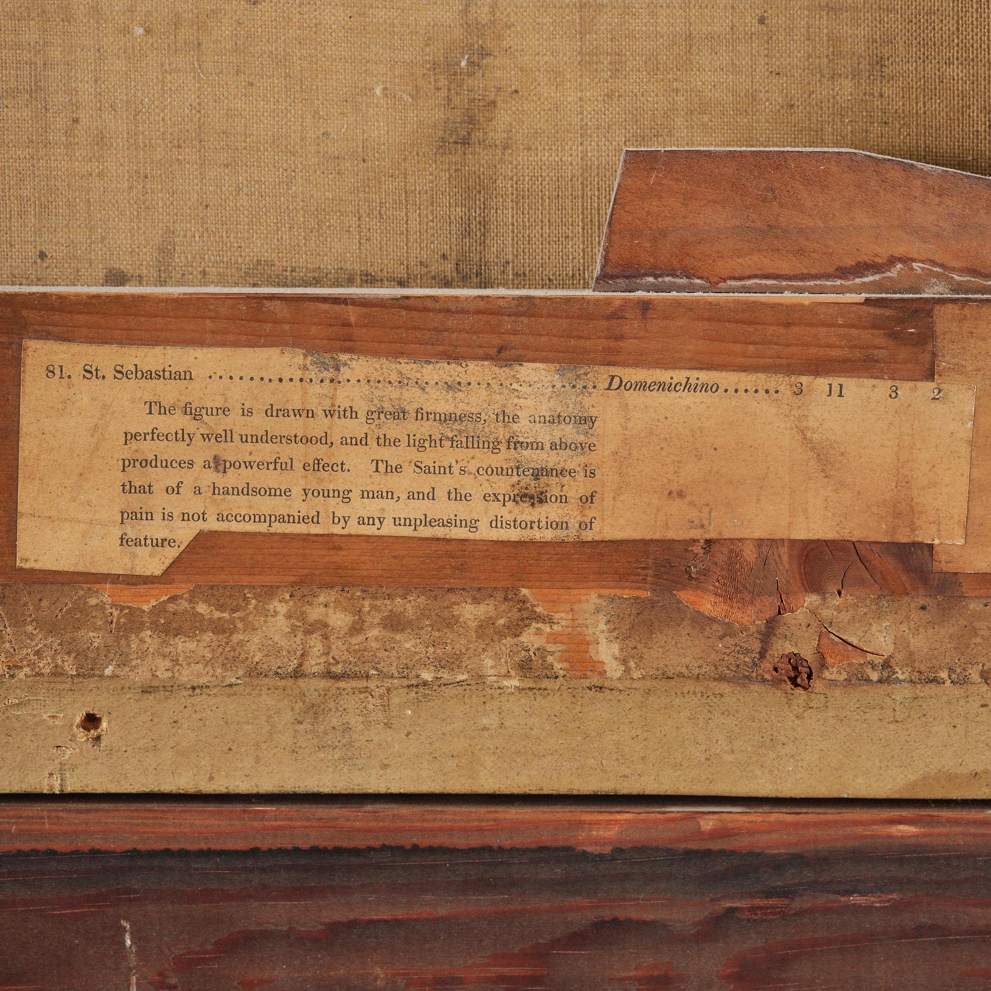 Domenico Zampieri (Il Domenichino), circle of, St Sebastian.