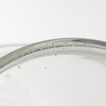 Simon Gate, skål, "Molnet", Orrefors,