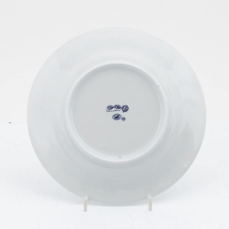 Hermès, a 65-piece porcelain dinner service, 'Chaine d'ancre', Paris, France.