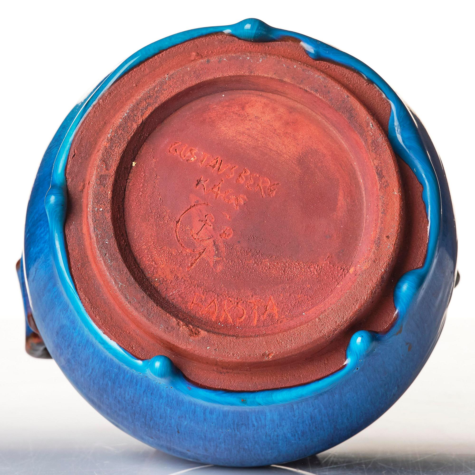 Wilhelm Kåge, a Farsta stoneware vase, Gustavsberg 1934.