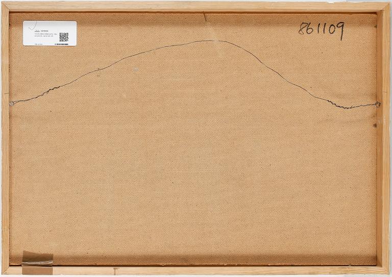 HANS-ERIK ERIKSSON, Olja på pannå, signerad.