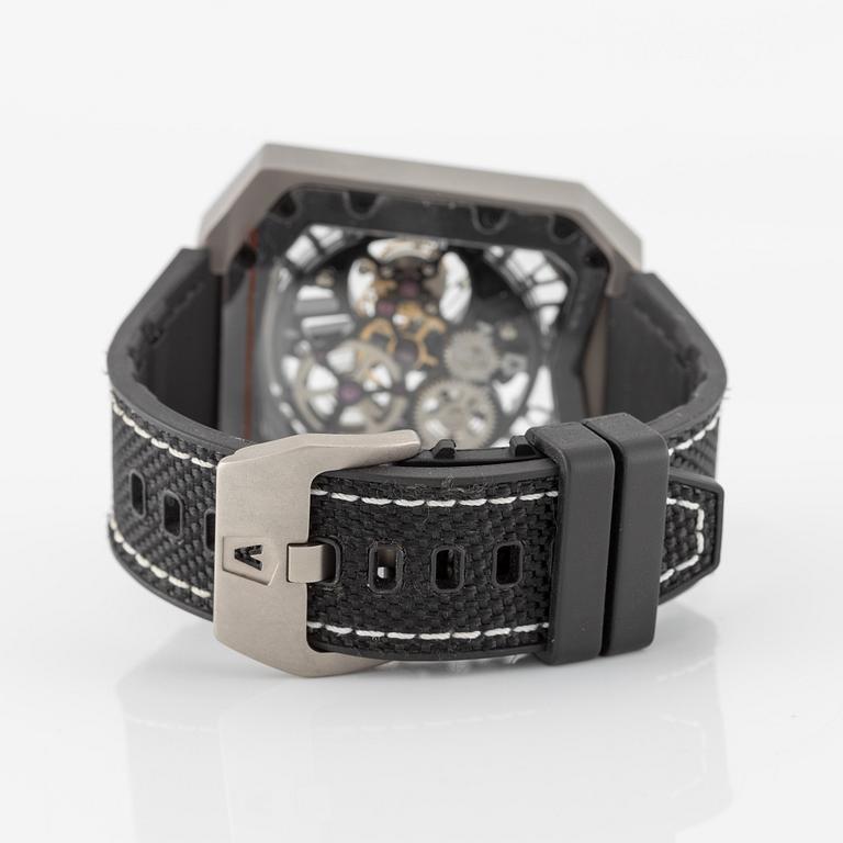 Aventi, A-10 Tourbillon, wristwatch, 48.5 x 55.5 mm.