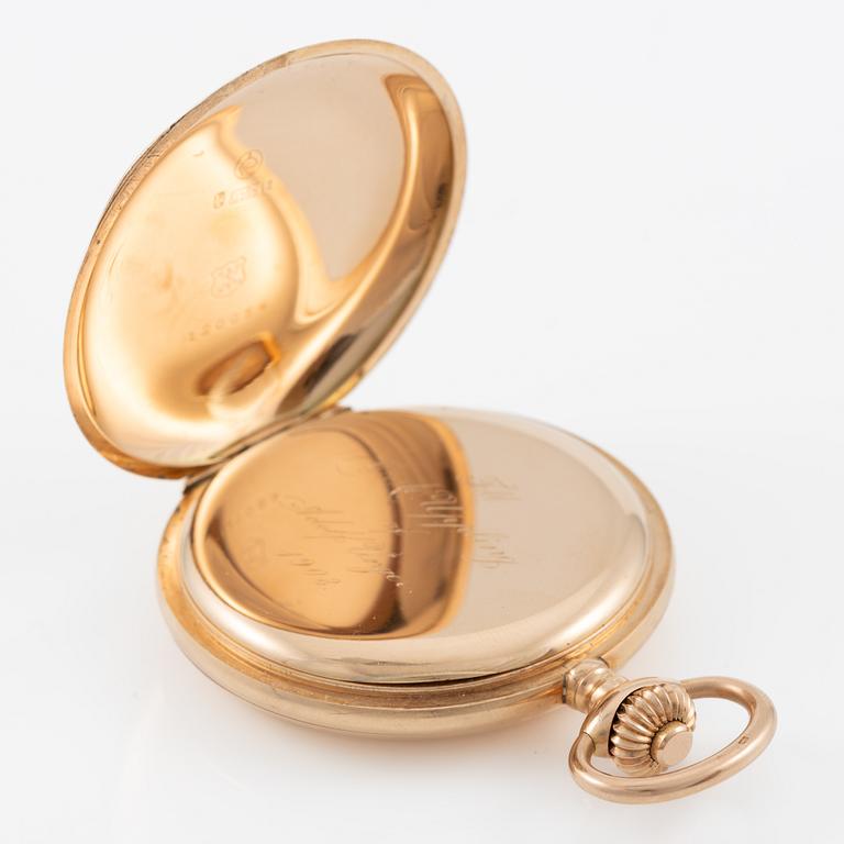 J.W Grönbäck, Stockholm, fickur, savonett, 51 mm.