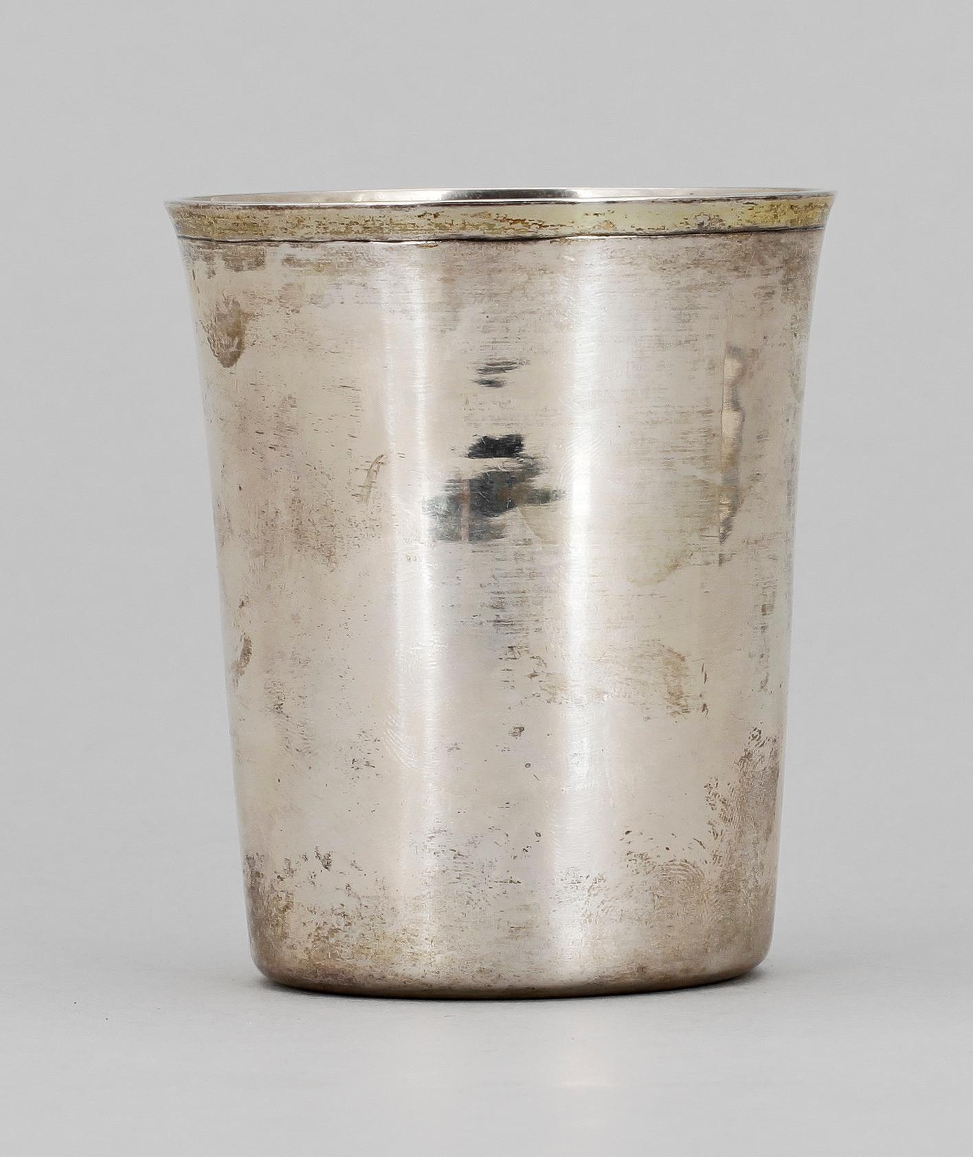 BÄGARE, silver, Johan Malmstedt, Göteborg, 1808. Ca 132g.