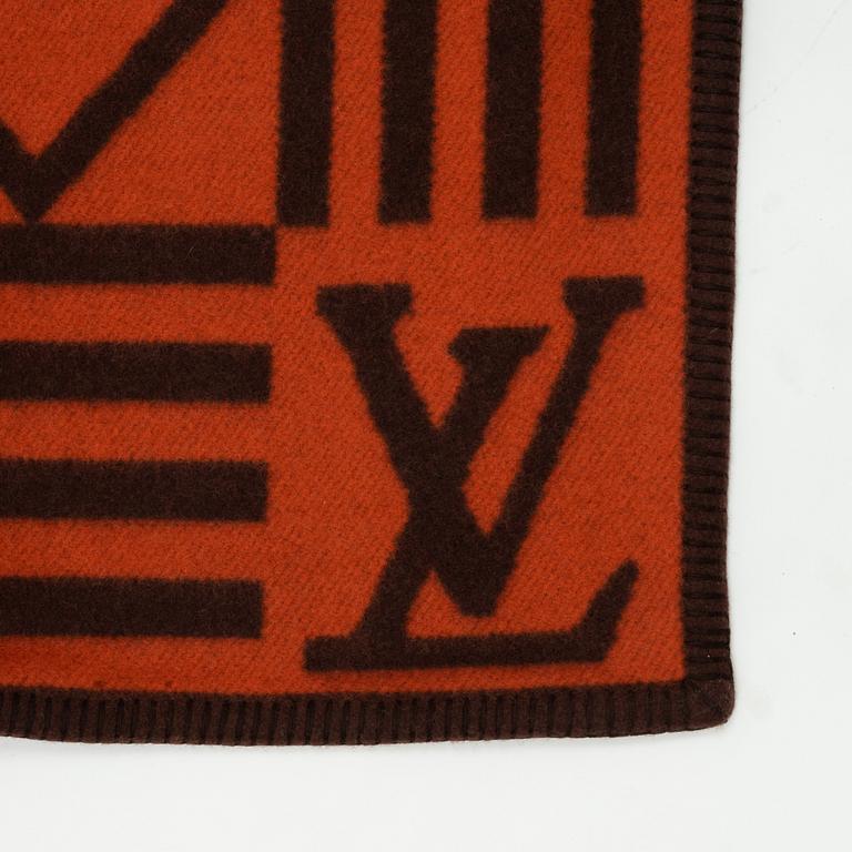 Louis Vuitton, a wool blanket with leather harness, special order 2003.