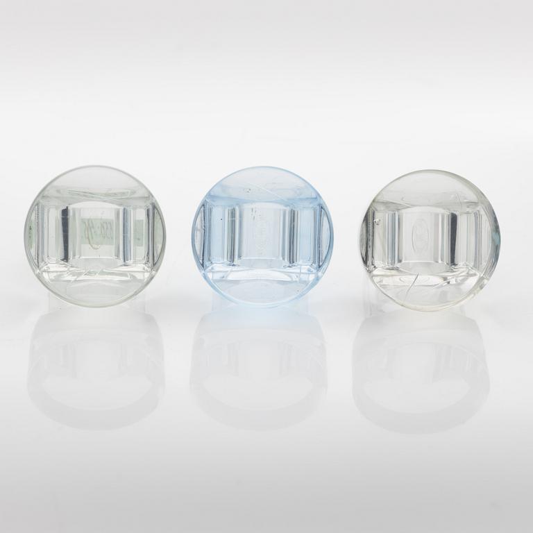 Siv Lagerström, three acrylic plastic rings, 1970s.