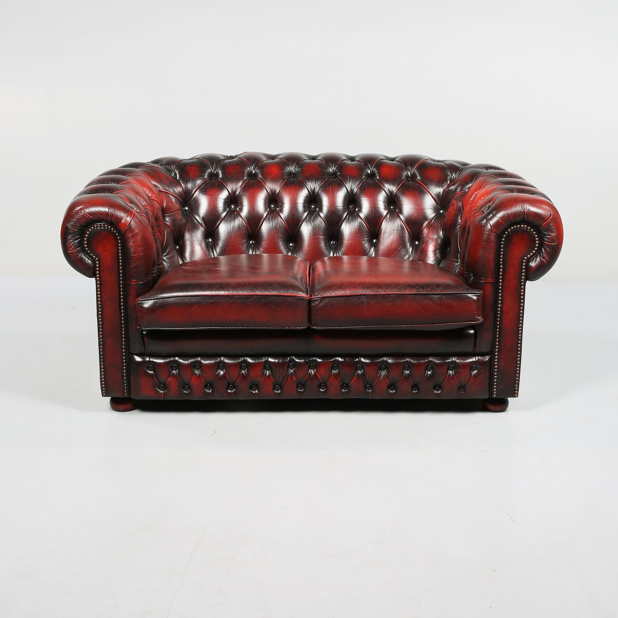 SOFFA, Chesterfield-modell, 1900-tal.