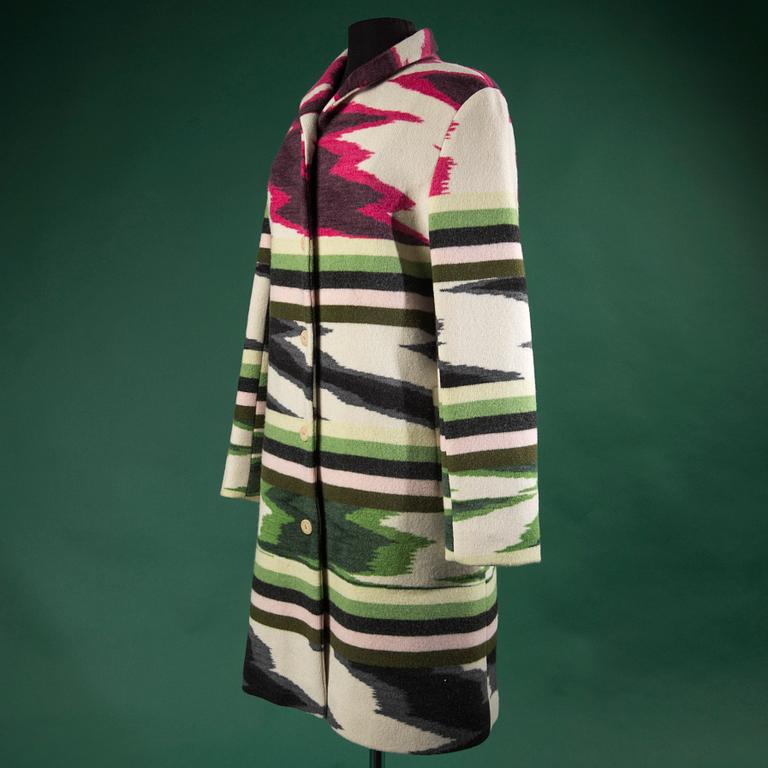 A Missoni Sport wool coat, Italian size 46.