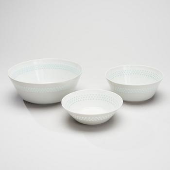 FRIEDL HOLZER-KJELLBERG, TEA SET 31 PIECES. Helmi. Sign. F.H.Kj, Arabia made in Finland.