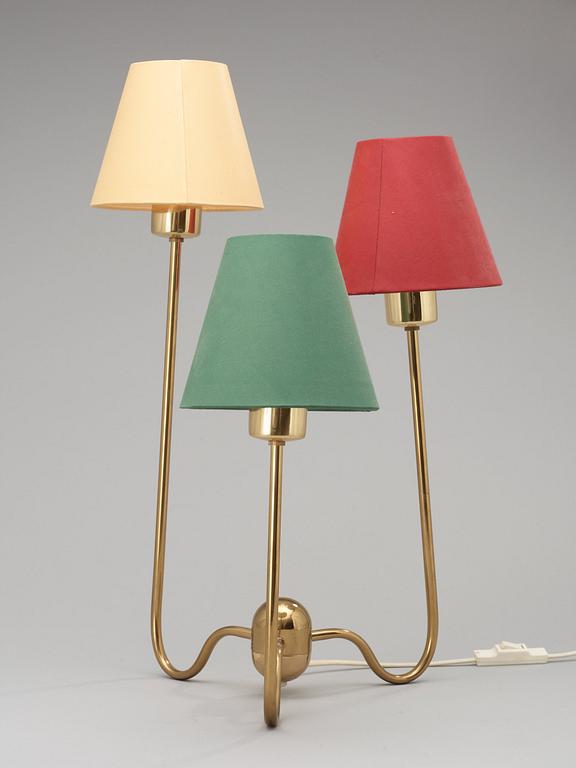 A Josef Frank brass table lamp, Svenskt Tenn, model 2468.