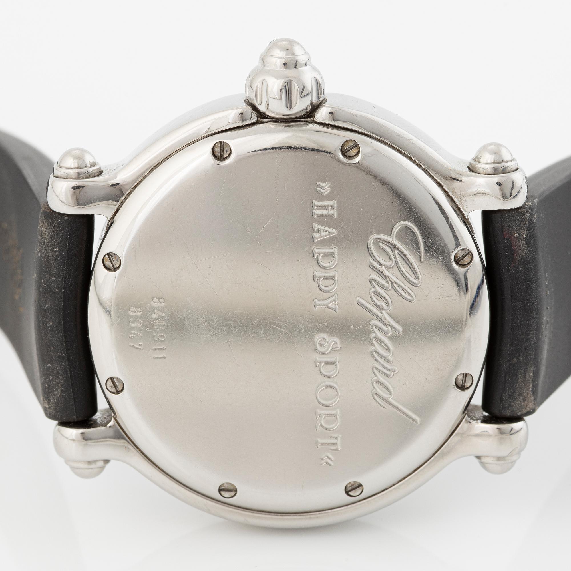 Chopard, Happy Sport, "Fish", armbandsur, 38 mm.