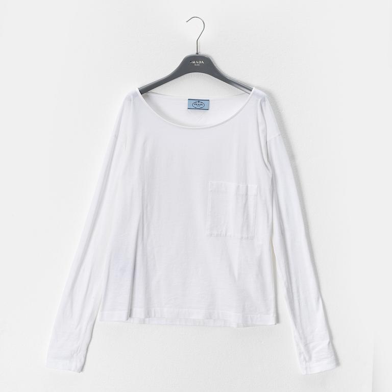 Prada, two cotton tops, size XS.