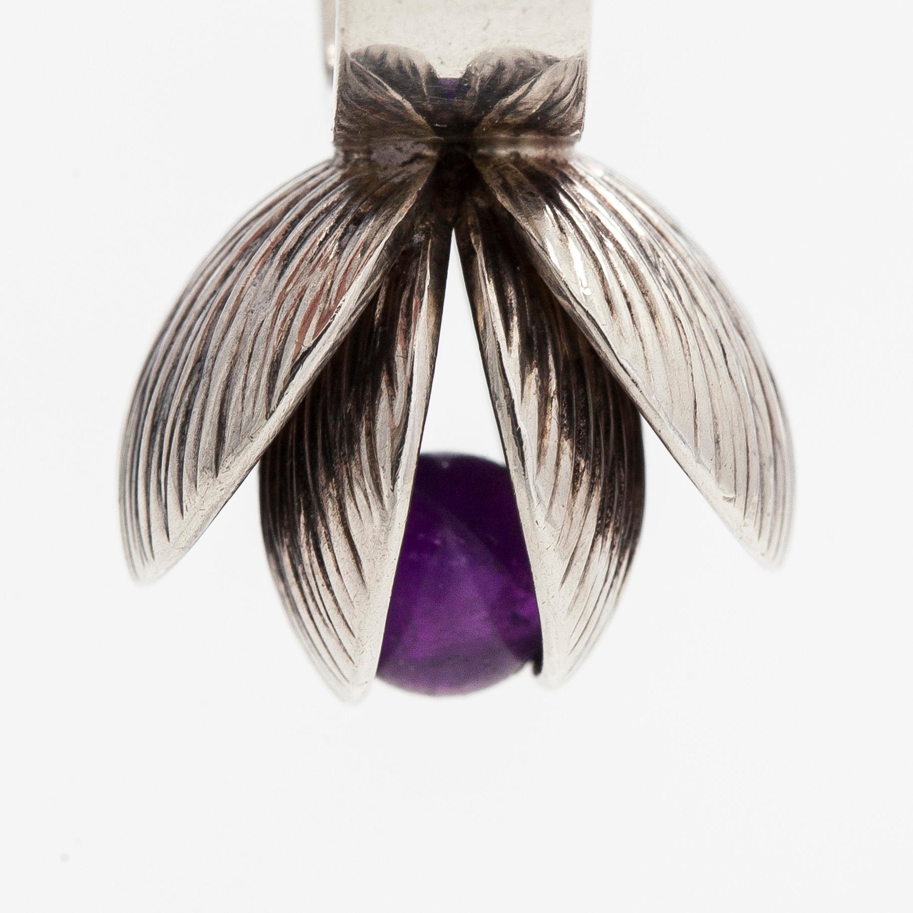 Elis Kauppi, sormus, ametisti, hopea, Kupittaan Kulta, Turku 1970.