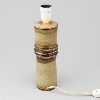 A 'Bamboo' stoneware table light by Olle Alberius, Rörstrand, 1960's.