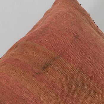 Two presumably antique Turkmenistan Yomud cushions/bag fronts.