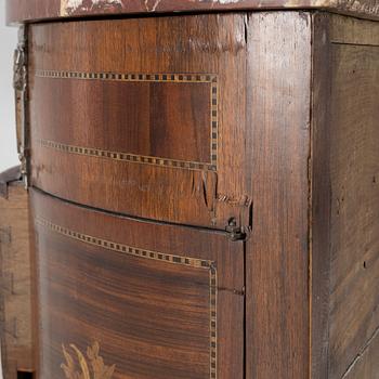 Chest of drawers, Louis XVI style, circa 1900.