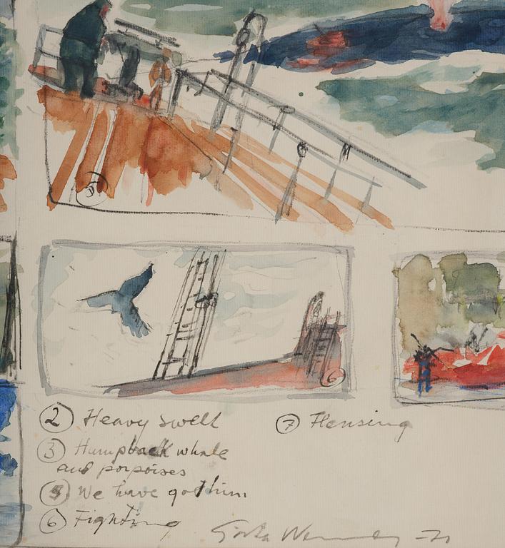 Gösta Werner, "Valfångst".