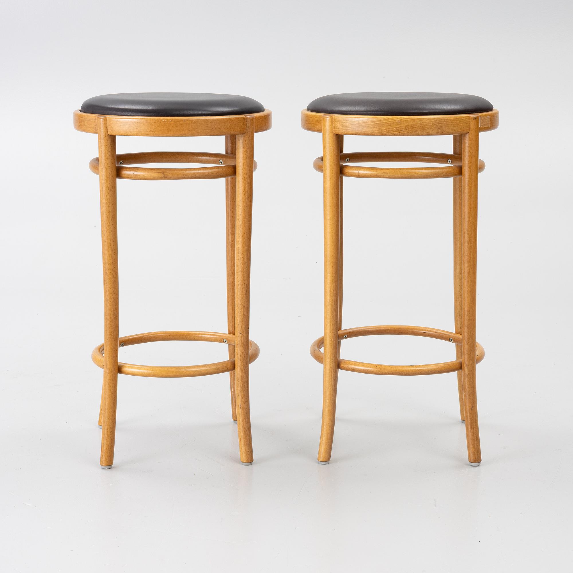 Six 'Josefin' bar stools, Gemla Fabrikers AB, 2008.