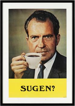 Kjartan Slettemark · KJARTAN SLETTEMARK, "Sugen?", affisch, färgoffset, Stockholm, 1971