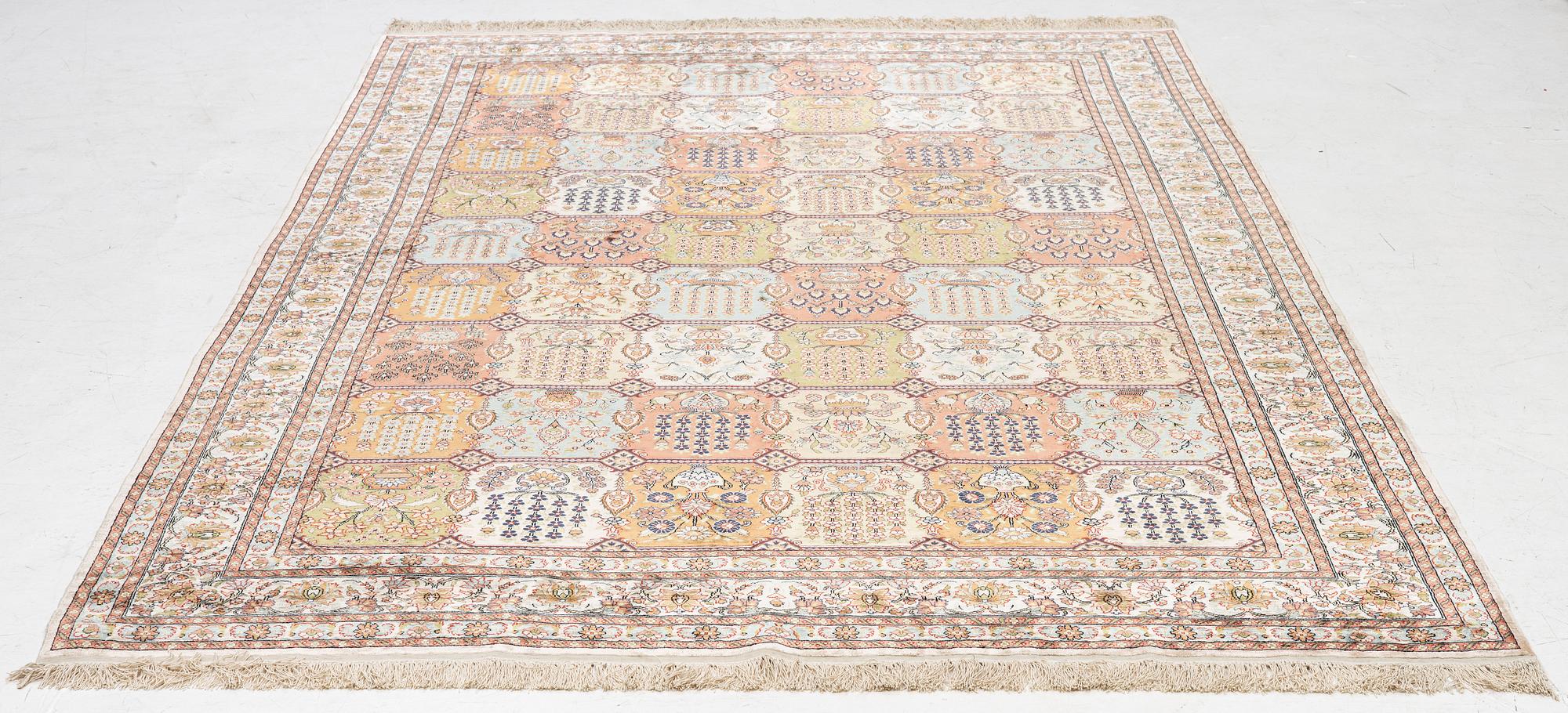 Matta Old silke Kayseri, Västra Anatolien. ca 297 x 196 cm.