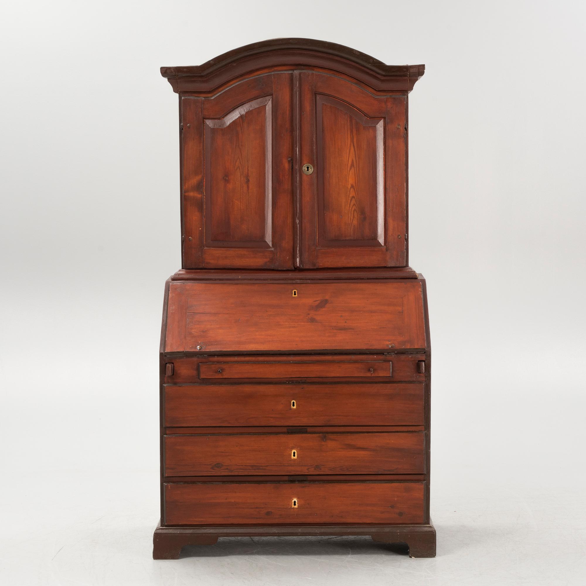 A 18th/19th writing cabinet.