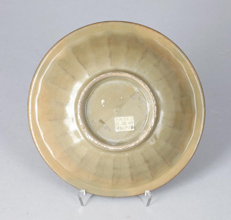 SKÅLFAT, keramik, celadon, Songdynastin (960-1279).