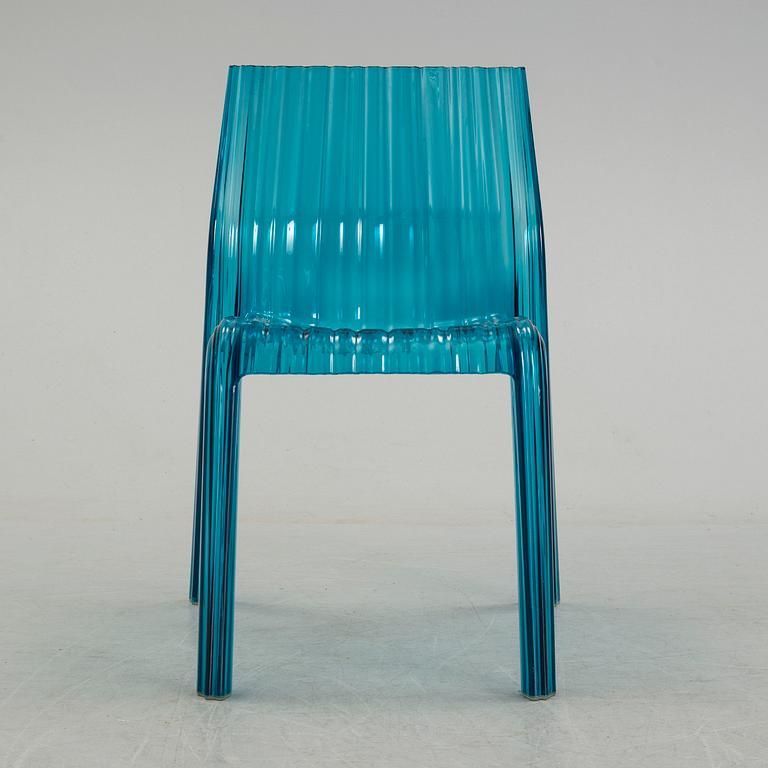 A 'Frilly chair' by Patricia Urquiola, Kartell, designed in 2008.