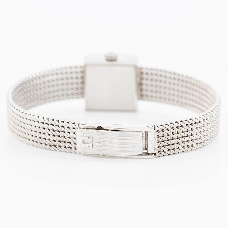 Omega, wristwatch, 14 x 14 mm.
