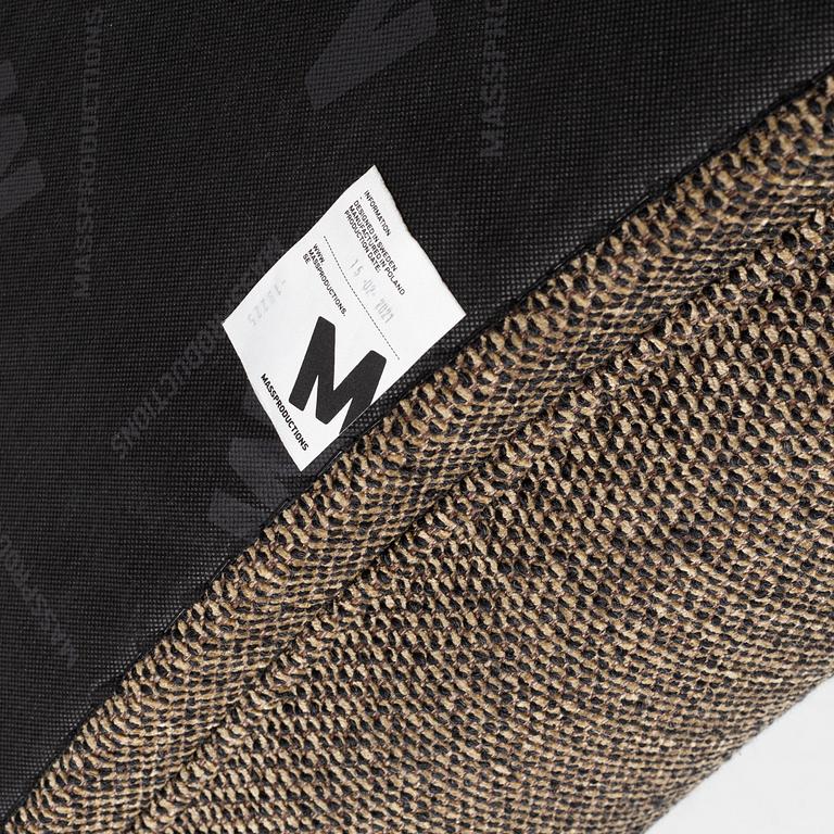 A contemporary 'Dandy Ottoman' by Chris Martin for Massproductions.