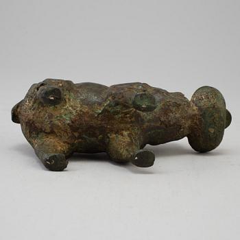 A archaistic bronze vessel, south east asia, 20th Century.