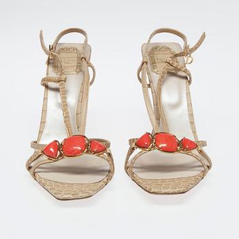 CHRISTIAN DIOR, sandaletter, "Piedra", storlek 42.