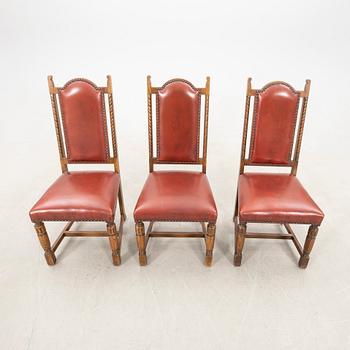 Chairs 6 pcs. Baroque style Britain mid-20th century.