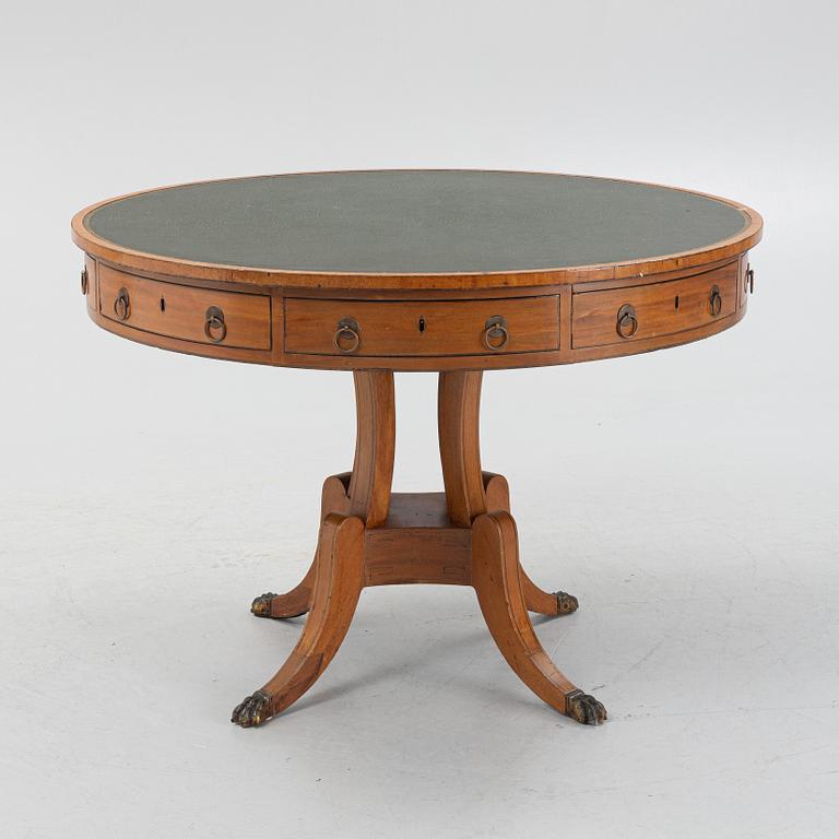 A drum table, first half of the 20th century.