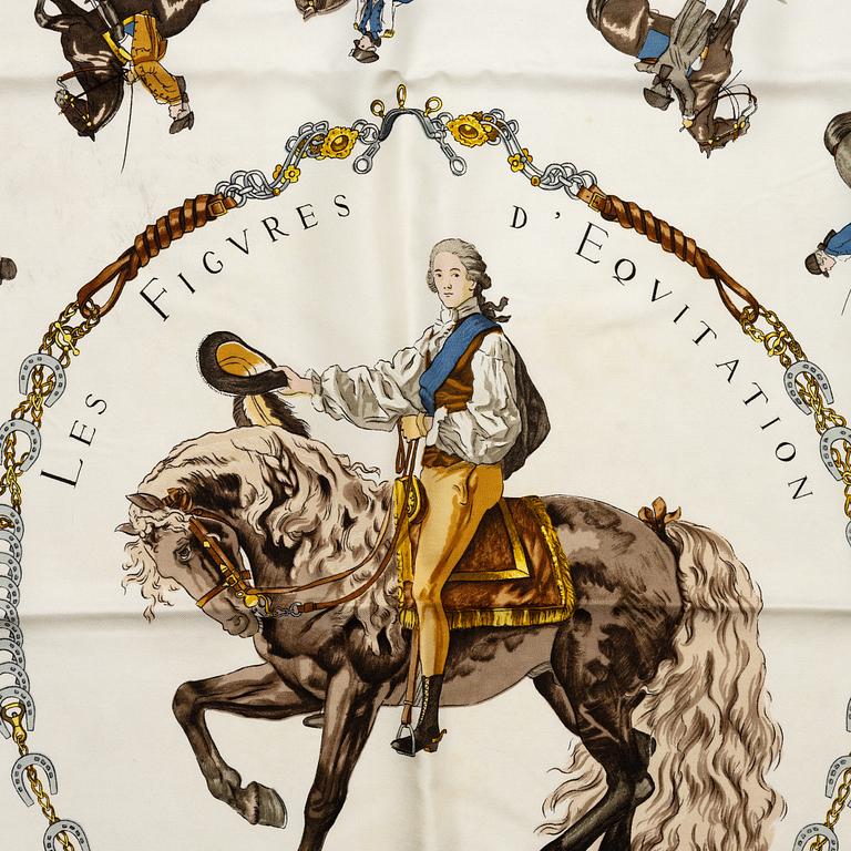 Hermès, scarf, "Les figures d'Equiation".