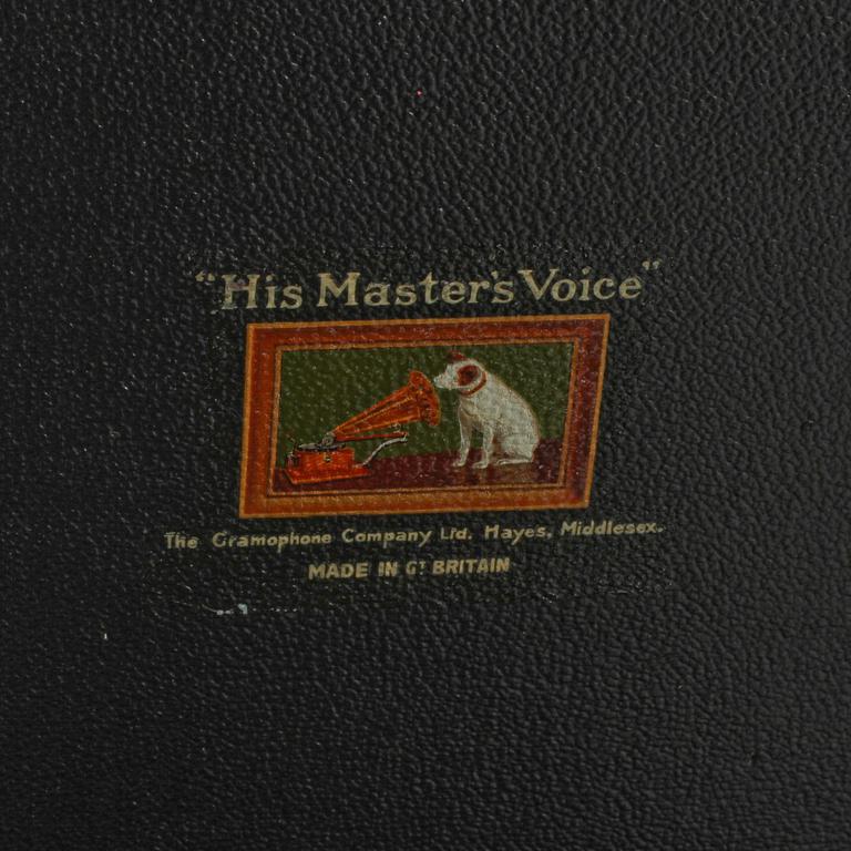 RESEGRAMMOFON, His Master's Voice, 1900-talets andra kvartal.