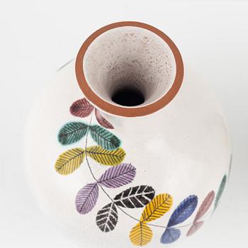 Stig Lindberg, a vase, a pitcher and a bowl, Gustavsbergs studio.