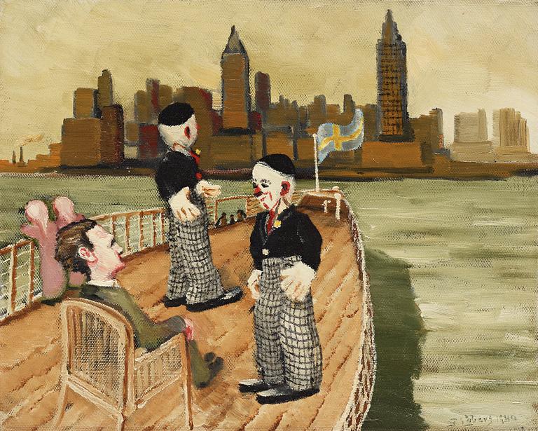Gunnar Löberg, "Clownernas avfärd från New York".